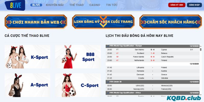 Anh em tìm đến 8LIVE có thể khám phá rất nhiều sảnh cược đa dạng và hấp dẫn Anh em tìm đến 8LIVE có thể khám phá rất nhiều sảnh cược đa dạng và hấp dẫn