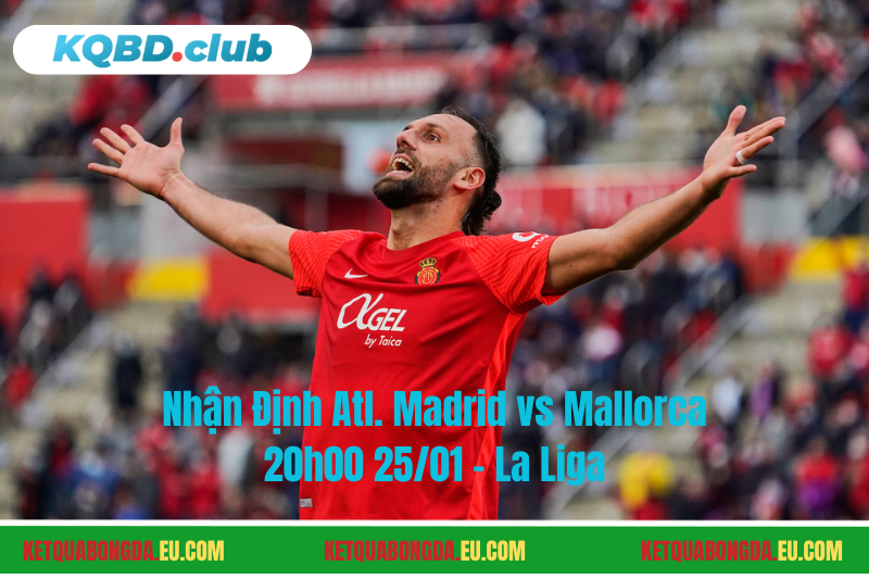 Đội hình dự kiến trước trận Atl. Madrid vs Mallorca