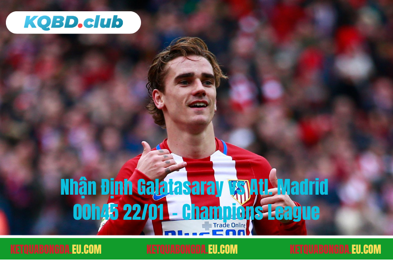 Đội hình dự kiến trước trận Galatasaray vs Atl. Madrid