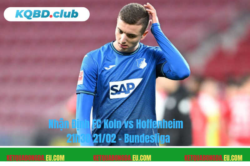 Đội hình dự kiến trước trận FC Koln vs Hoffenheim